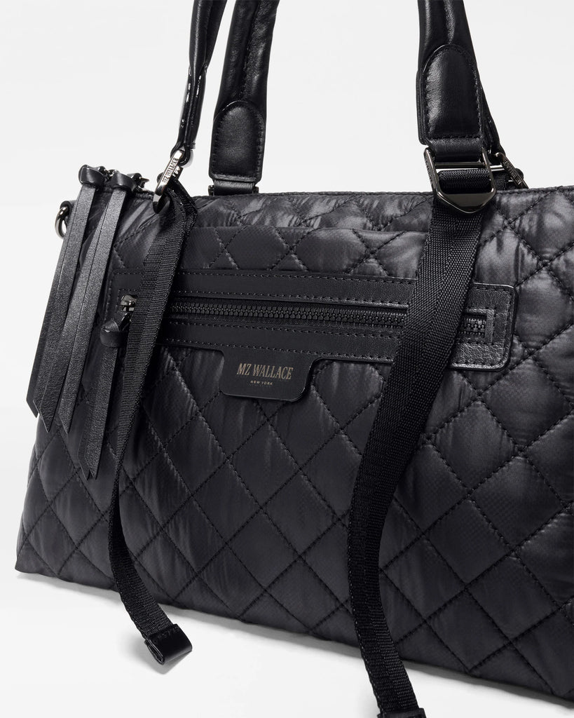 MZ Wallace Small Park Satchel Black