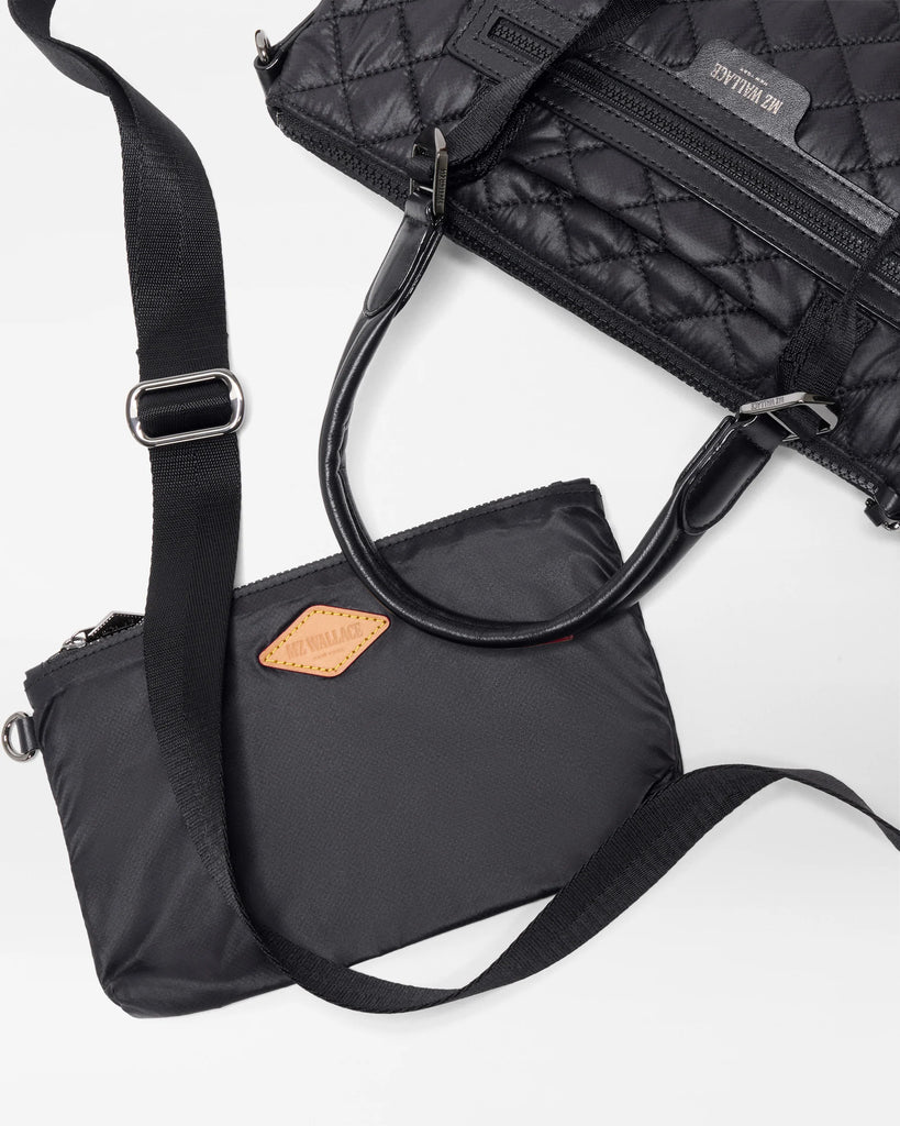 MZ Wallace Small Park Satchel Black