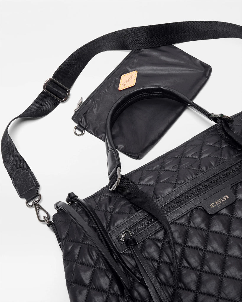 MZ Wallace Medium Park Satchel Black
