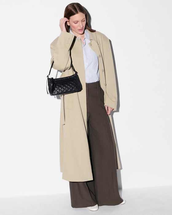 MZ Wallace Small Park Shoulder Bag  Black