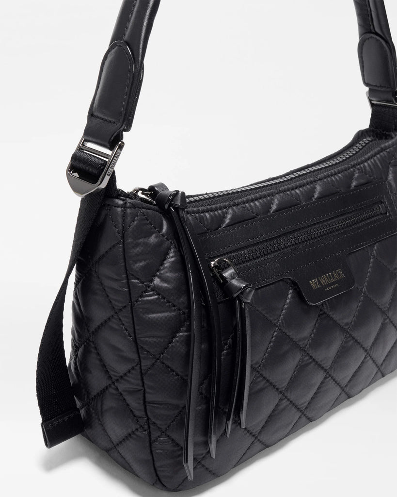 MZ Wallace Small Park Shoulder Bag  Black