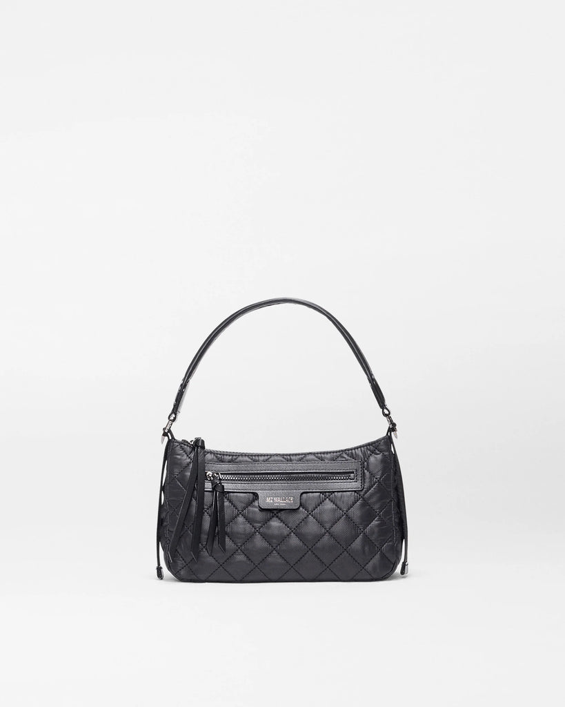 MZ Wallace Small Park Shoulder Bag  Black