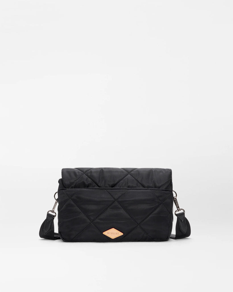MZ Wallace Madison Flap Crossbody Black