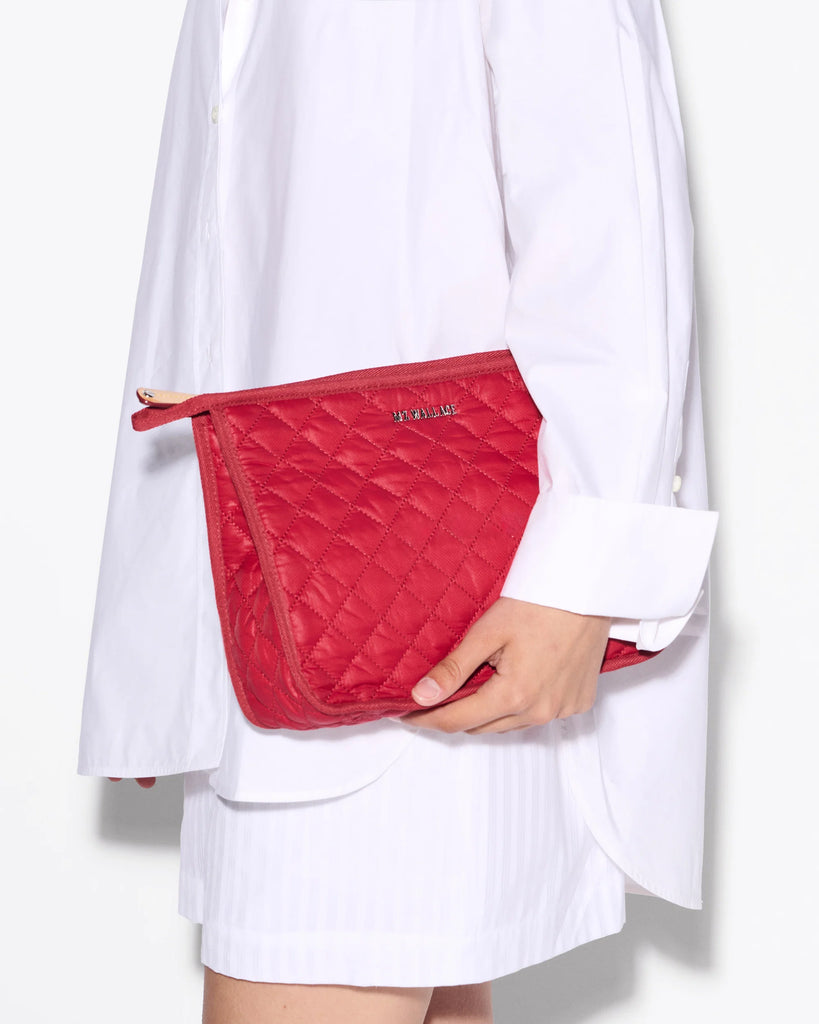 MZ Wallace Metro Clutch Apple