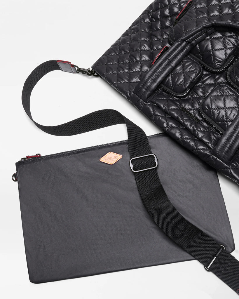 MZ Wallace Medium Metro Travel Tote Black
