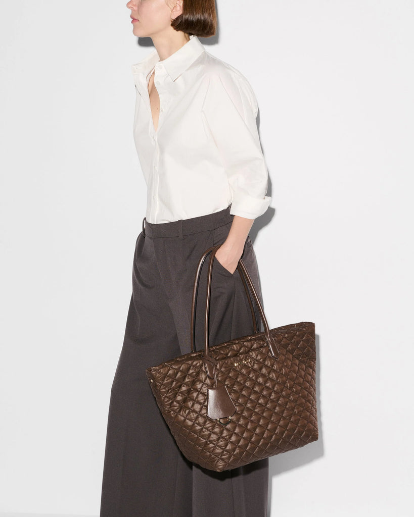 MZ Wallace Medium Daily Tote Walnut