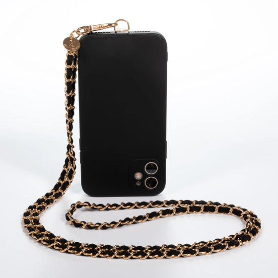 Phone Chain Black/Gold