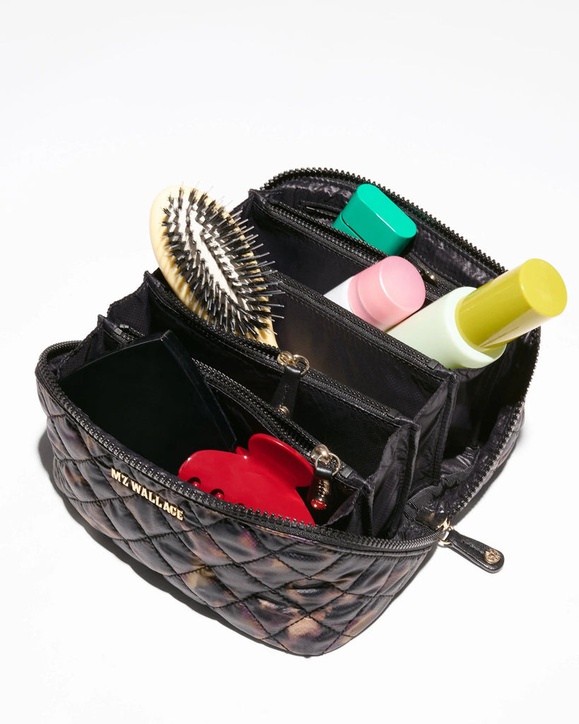MZ Wallace Metro Accordion Organizer Tortoise Shell