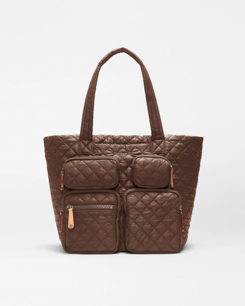 MZ Wallace Medium Metro Travel Tote Walnut