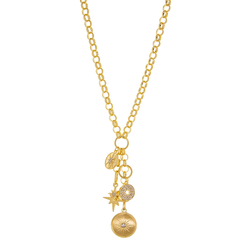 Rolo LInk Charm Necklace