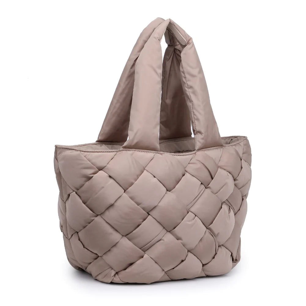 Intuition Woven Tote Beige