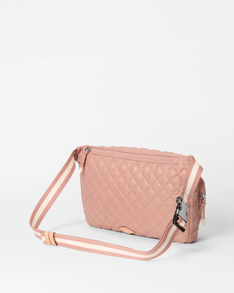 MZ Wallace XL Metro Sling Dusty Rose/Ecru