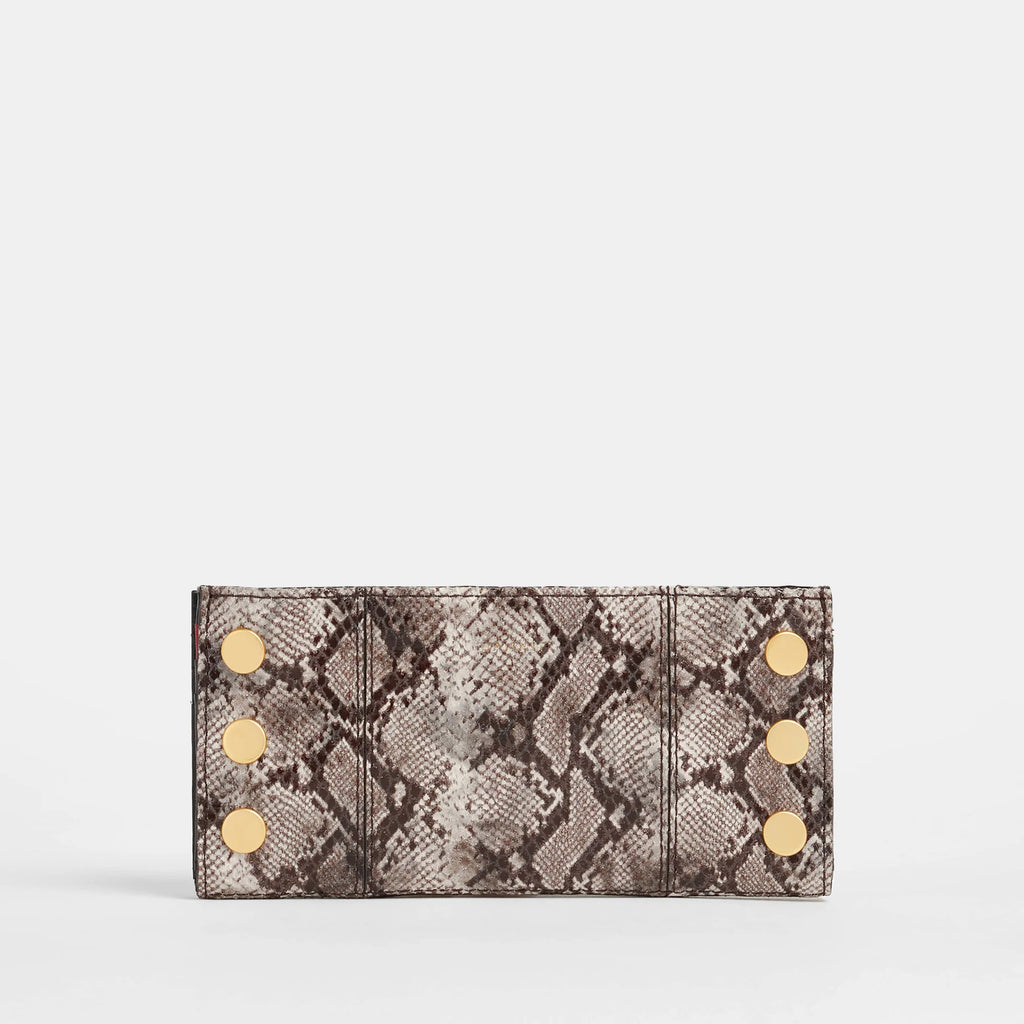 Hammitt 110 North Wallet Contrast Snake/Brushed Gold