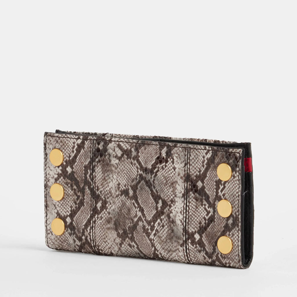 Hammitt 110 North Wallet Contrast Snake/Brushed Gold