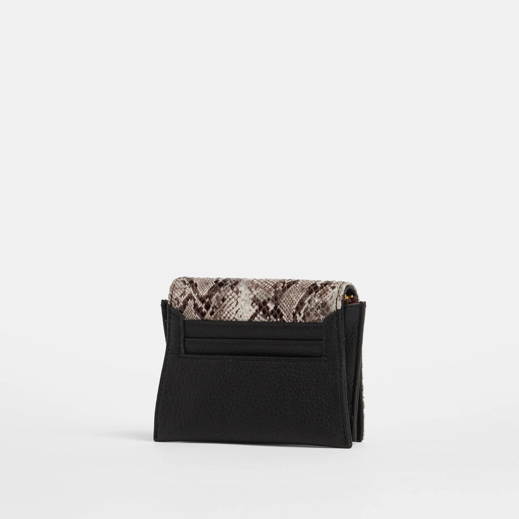 Hammit Allen Wallet Contrast Snake/Brushed Gold