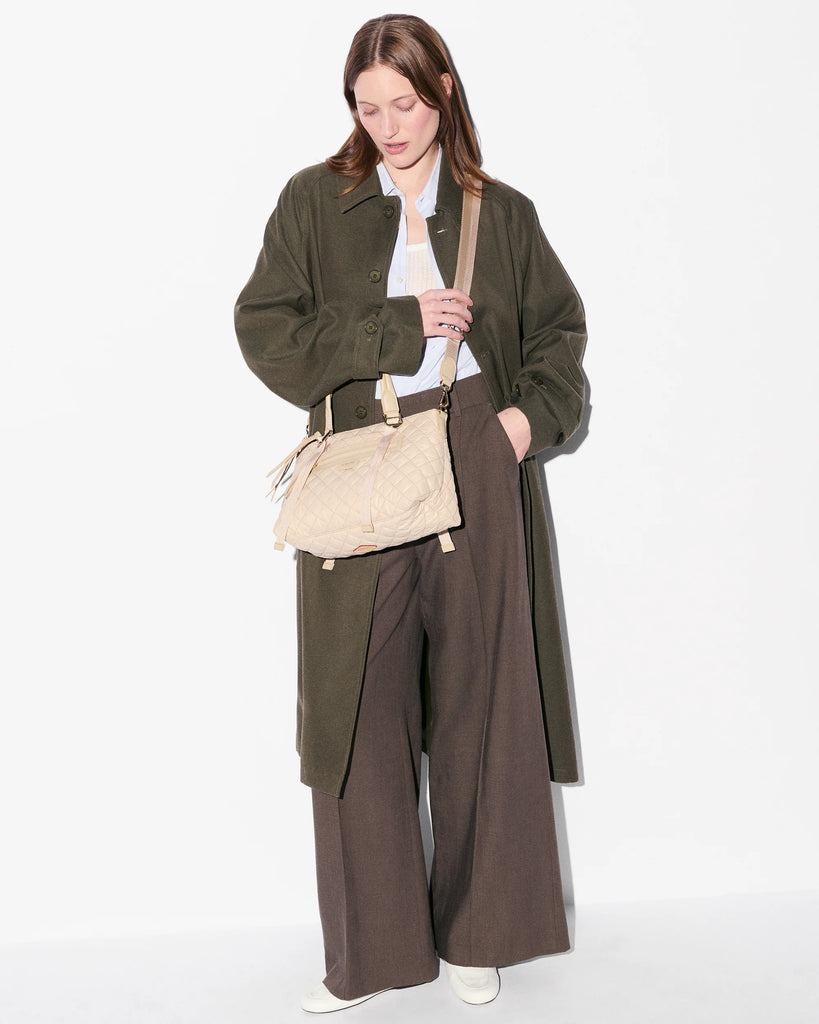 MZ Wallace Small Park Satchel Buff