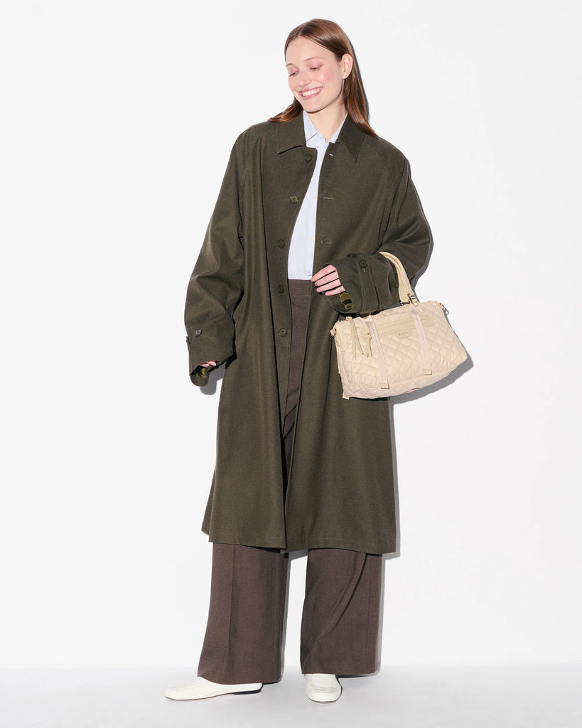 MZ Wallace Small Park Satchel Buff