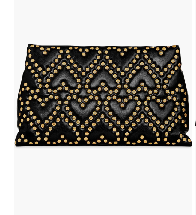 Rebecca Minkoff Heart Studded Pillow Clutch