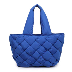 Intuition Woven Tote Cobalt Blue