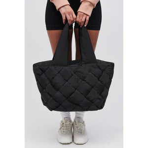 Intuition Woven Tote Black