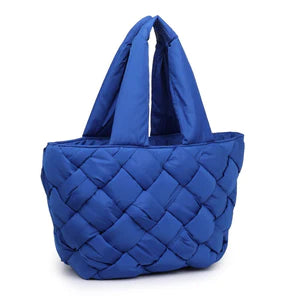 Intuition Woven Tote Cobalt Blue