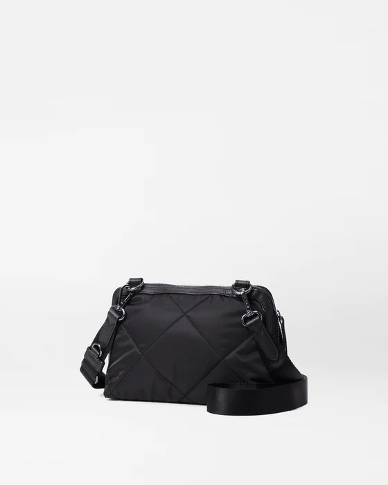 MZ Wallace Quilted Madison Crossbody Black