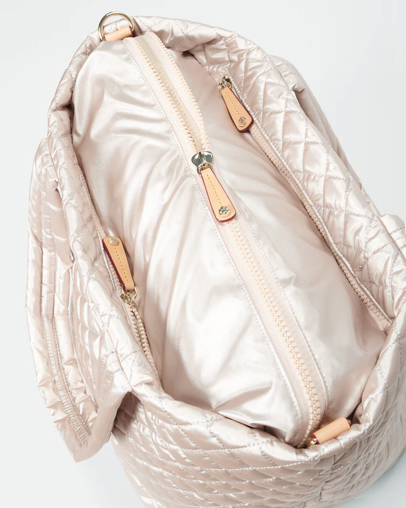 MZ Wallace Medium Metro Tote Deluxe Pale Rose Gold