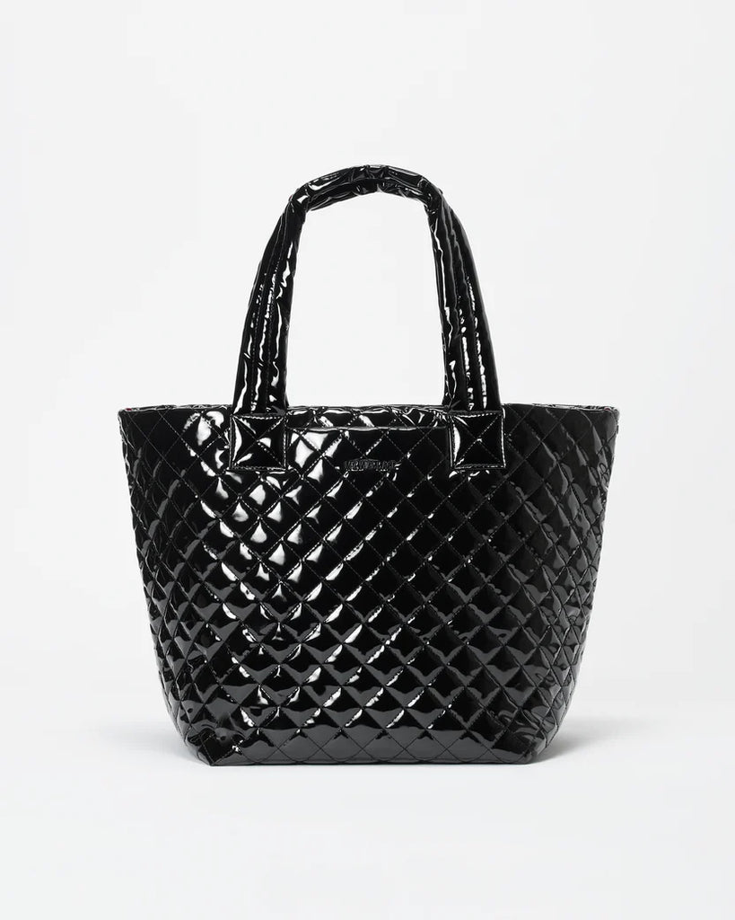 MZ Wallace Medium Metro Tote Deluxe Black Lacquer