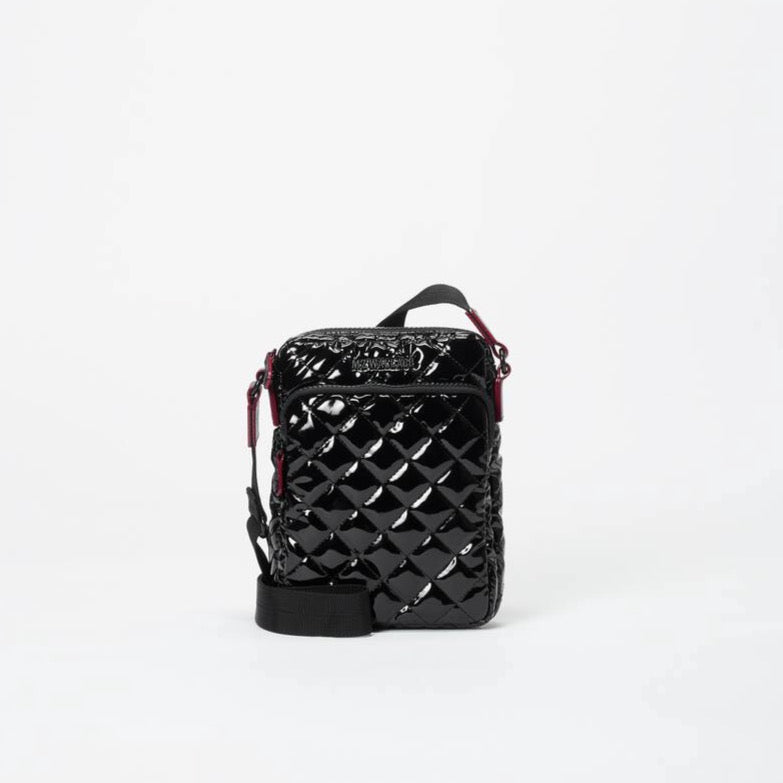 MZ Wallace Metro Crossbody Black Lacquer