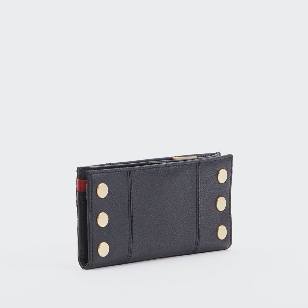 Hammitt 110 North Wallet Black/Brushed Gold