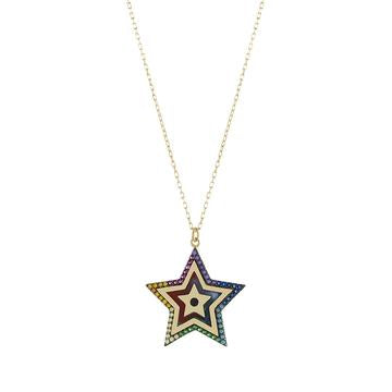 Rainbow Star Necklace