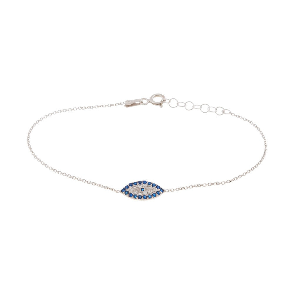 Evil Eye Bracelet Silver